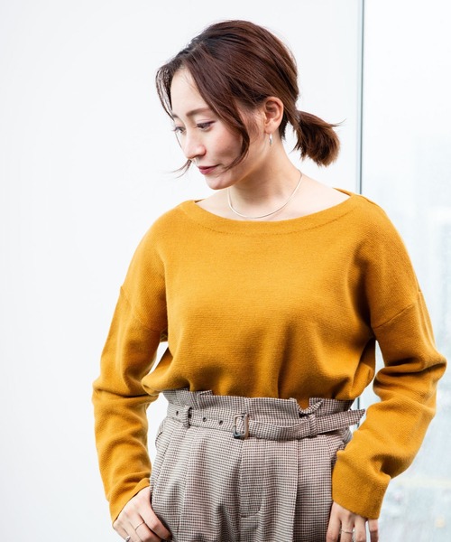 ミラノリブプルオーバー ニット セーター Earth Earth Music Ecology アースミュージックアンドエコロジー のファッション ニット セーター トップス セール