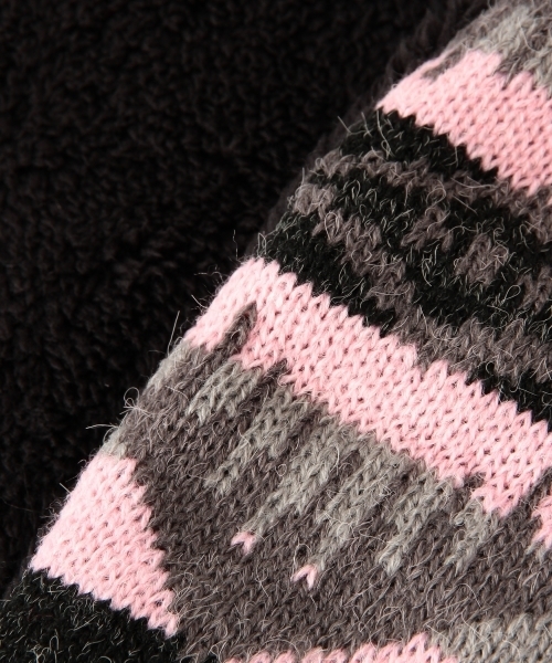 BEAMS（ビームス）の「◎BEAMS / ネイティブ柄 スヌード（ストール/ショール・メンズ・ライトグレー/ブラック/ネイビー・ONE SIZE）」の9枚目の写真