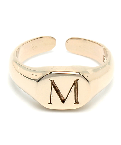 BEAMS BOY（ビームスボーイ）の「◎BEAMS BOY / アルファベット ファランジリング（Brass）（リング・レディース・その他1/その他2/その他3/その他4/その他5・ONE SIZE）」の3枚目の写真