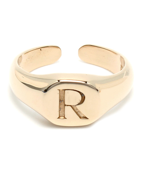 BEAMS BOY（ビームスボーイ）の「◎BEAMS BOY / アルファベット ファランジリング（Brass）（リング・レディース・その他1/その他2/その他3/その他4/その他5・ONE SIZE）」の4枚目の写真