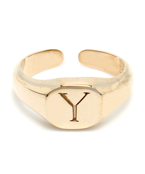 BEAMS BOY（ビームスボーイ）の「◎BEAMS BOY / アルファベット ファランジリング（Brass）（リング・レディース・その他1/その他2/その他3/その他4/その他5・ONE SIZE）」の5枚目の写真