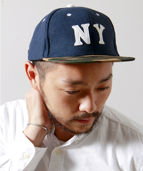 WEGO（ウィゴー）の「WEGO/NYベースボールキャップ（キャップ・メンズ・ブラック/グレー/グリーン/ネイビー/ワイン/ブラック系その他・FREE）」の6枚目の写真