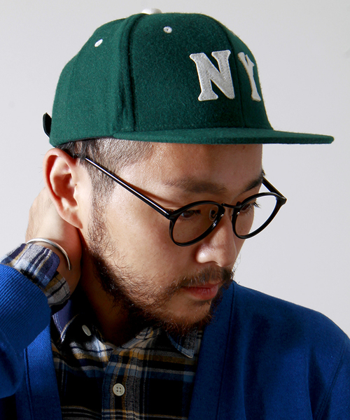 WEGO（ウィゴー）の「WEGO/NYベースボールキャップ（キャップ・メンズ・ブラック/グレー/グリーン/ネイビー/ワイン/ブラック系その他・FREE）」の5枚目の写真