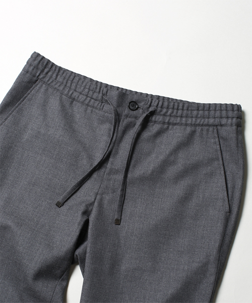 NANO universe（ナノユニバース）の「Stretch Milled Easy PT（その他パンツ・メンズ・グレー/ネイビー・44/50/48/46）」の6枚目の写真