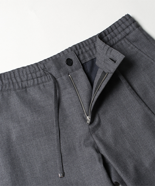 NANO universe（ナノユニバース）の「Stretch Milled Easy PT（その他パンツ・メンズ・グレー/ネイビー・44/50/48/46）」の7枚目の写真