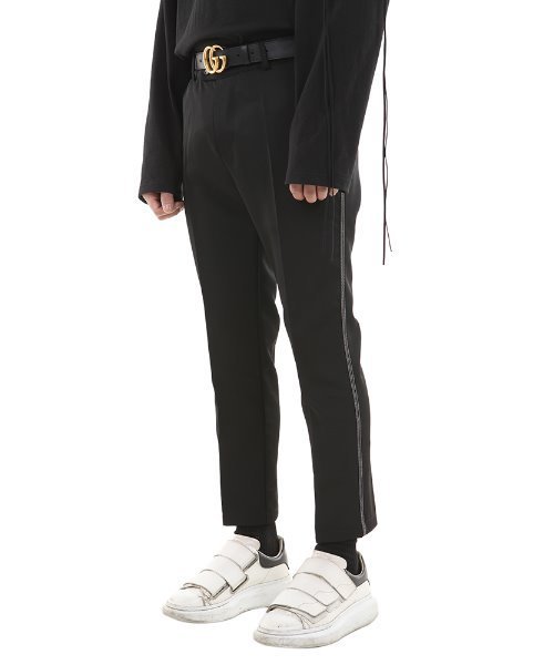 LANG VERSIO（ランベルシオ）の「『LANG VERSIO』パッチ付きダブルボタンテーラードジャケット（テーラードジャケット・メンズ・ブラック・FREE）」の6枚目の写真