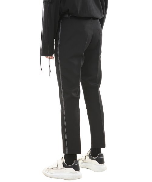 LANG VERSIO（ランベルシオ）の「『LANG VERSIO』パッチ付きダブルボタンテーラードジャケット（テーラードジャケット・メンズ・ブラック・FREE）」の5枚目の写真