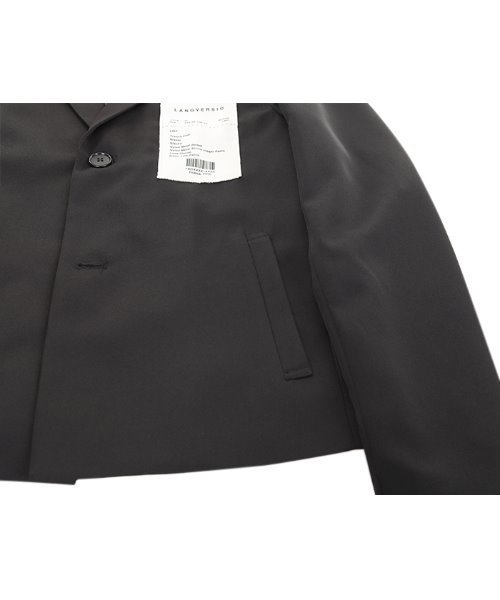 LANG VERSIO（ランベルシオ）の「『LANG VERSIO』パッチ付きダブルボタンテーラードジャケット（テーラードジャケット・メンズ・ブラック・FREE）」の7枚目の写真