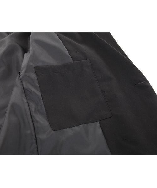 LANG VERSIO（ランベルシオ）の「『LANG VERSIO』パッチ付きダブルボタンテーラードジャケット（テーラードジャケット・メンズ・ブラック・FREE）」の3枚目の写真