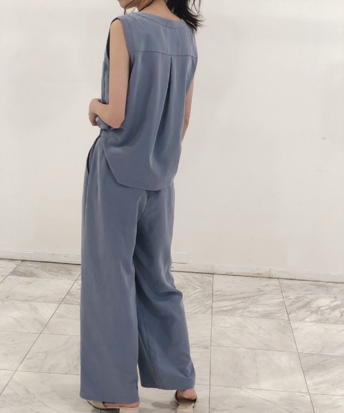 Banner Barrett（バナーバレット）の「ダブルポケットオールインワン（つなぎ/オールインワン・レディース・ブルー/ブラック/グレー・38）」の10枚目の写真