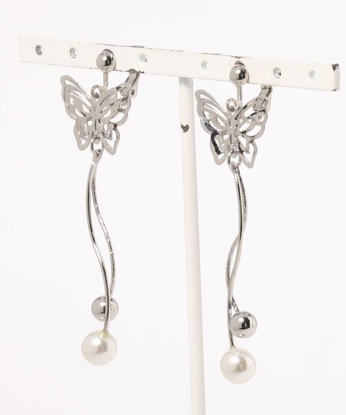 apres jour（アプレジュール）の「【apres jour×ARIAZ】ユラユラチョウモチーフイヤリング（イヤリング・レディース・シルバー/ゴールド/ナチュラル/その他/ライトグレー・FREE）」の13枚目の写真