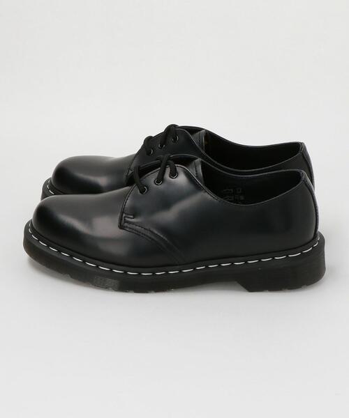 Dr. Martens(ドクターマーチン)の「<Dr.Martens> 3-EYE SHOES/シューズ(ブーツ・メンズ・ブラック/ホワイト・7/9/8)」の2枚目の写真
