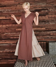 KOH.style | WAIST BELT TUCK CUT DRESS(ワンピース)