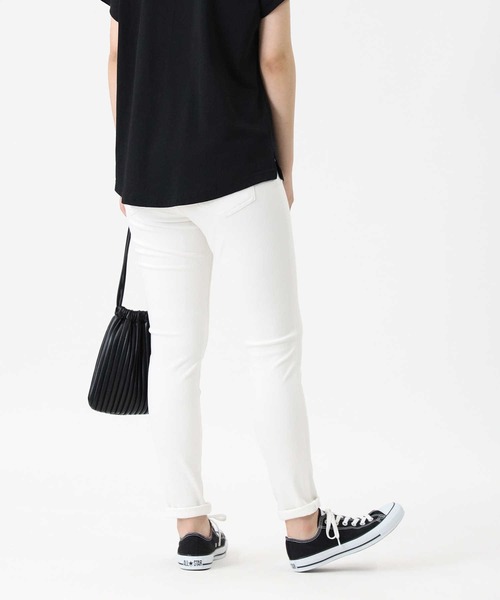 RAG MACHINE(ラグマシーン)の「【RAG MACHINE】「nobee」楽伸びスキニーパンツ(レギンス)(その他パンツ・レディース・ライトベージュ/ブラック/ホワイト/グレー/ダークインディゴブルー/ホワイト×ブラック/キナリ/ベージュ/ライトインディゴブルー・M/S/L/XL/XS)」の17枚目の写真