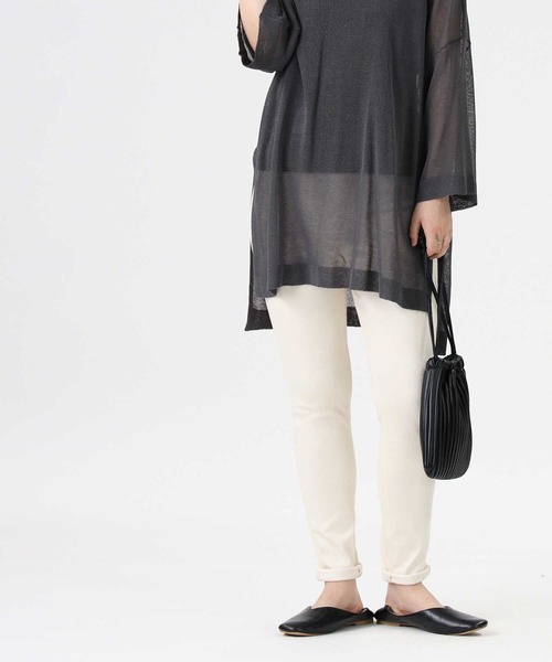 RAG MACHINE(ラグマシーン)の「【RAG MACHINE】「nobee」楽伸びスキニーパンツ(レギンス)(その他パンツ・レディース・ライトベージュ/ブラック/ホワイト/グレー/ダークインディゴブルー/ホワイト×ブラック/キナリ/ベージュ/ライトインディゴブルー・M/S/L/XL/XS)」の22枚目の写真