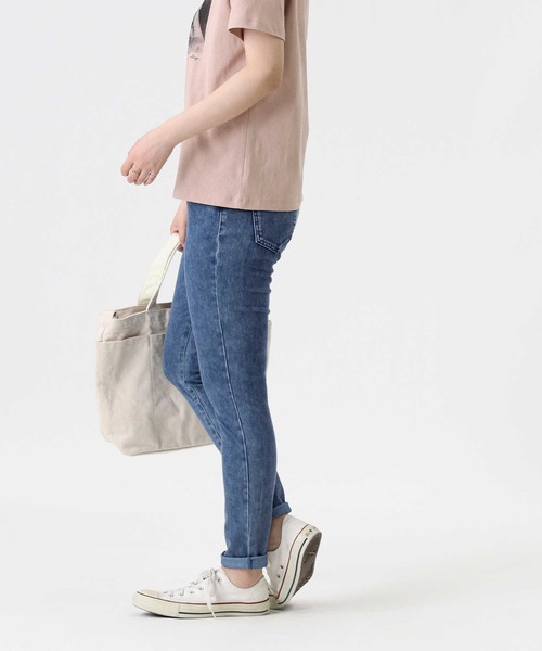 RAG MACHINE(ラグマシーン)の「【RAG MACHINE】「nobee」楽伸びスキニーパンツ(レギンス)(その他パンツ・レディース・ライトベージュ/ブラック/ホワイト/グレー/ダークインディゴブルー/ホワイト×ブラック/キナリ/ベージュ/ライトインディゴブルー・M/S/L/XL/XS)」の12枚目の写真