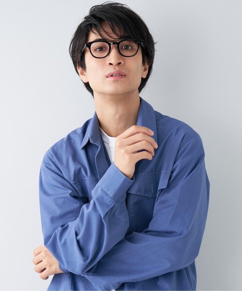 ウェリントン型メガネ｜太縁メガネ｜黒縁メガネ｜ ユニセックス