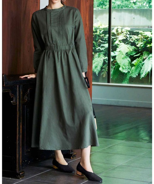 ｉｅｄｉｔ 夜空のコットンリネンワンピース ワンピース Iedit イディット のファッション通販 Zozotown