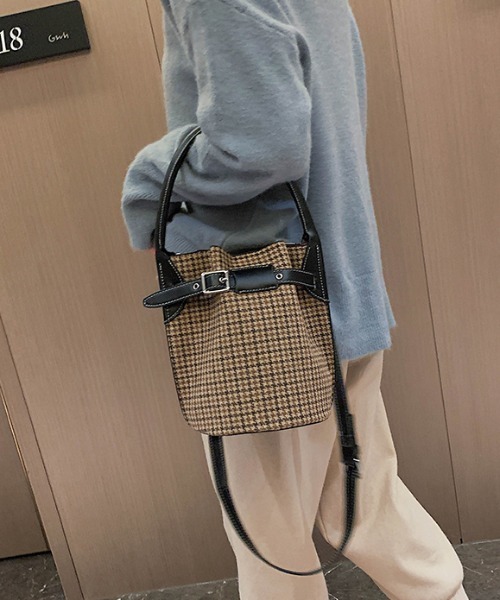 チェック柄ショルダーバッグ チェック柄ショルダーバッグ | レディース,バッグ,ショルダー