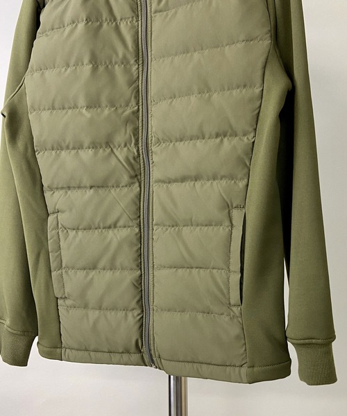 Beno(ビーノ)の「インナーダウン アクティビカル フロントダウン フルジップ パーカー(ダウンジャケット/コート・メンズ・ブラック/ネイビー/ベージュ/カーキ/カモフラージュ/チャコールグレー/ライトグレー・M/L/LL)」の14枚目の写真