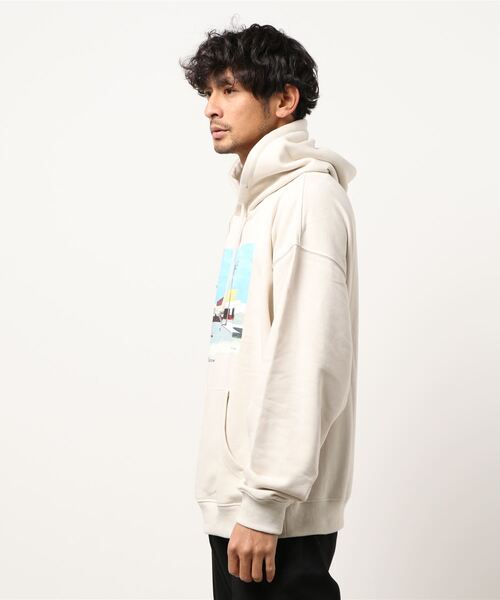 BACK NUMBER(バックナンバー)の「【BACK NUMBER】イラストプリントパーカー(パーカー・メンズ・パープル/ホワイト/グレー・L/M/XL)」の4枚目の写真