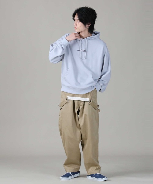 BACK NUMBER(バックナンバー)の「【BACK NUMBER】イラストプリントパーカー(パーカー・メンズ・パープル/ホワイト/グレー・L/M/XL)」の14枚目の写真