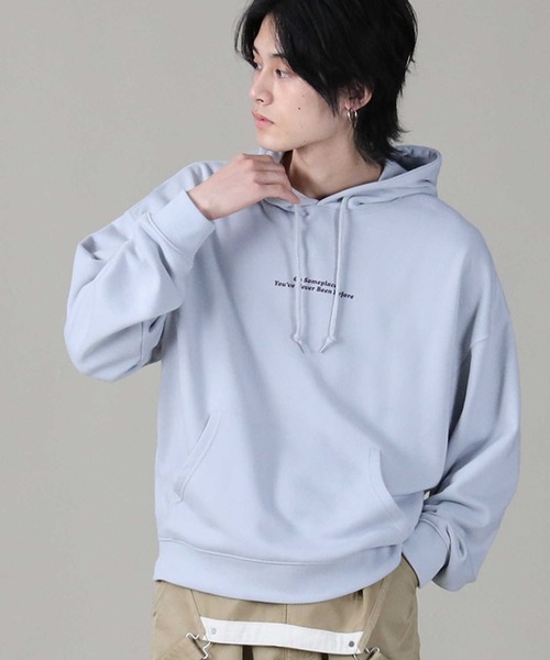 BACK NUMBER(バックナンバー)の「【BACK NUMBER】イラストプリントパーカー(パーカー・メンズ・パープル/ホワイト/グレー・L/M/XL)」の16枚目の写真