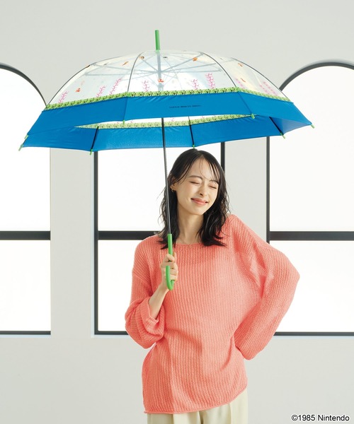 Wpc.（ダブリュピーシー）の「［ビニール傘］スーパーマリオブラザーズ 雨傘 長傘 Wpc.（長傘・レディース・ブラウン/サックスブルー/ネイビー/ブルー・FREE）」の9枚目の写真