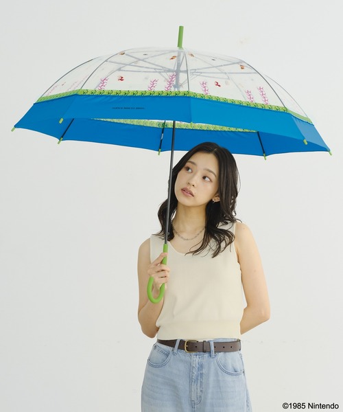 Wpc.（ダブリュピーシー）の「［ビニール傘］スーパーマリオブラザーズ 雨傘 長傘 Wpc.（長傘・レディース・ブラウン/サックスブルー/ネイビー/ブルー・FREE）」の18枚目の写真