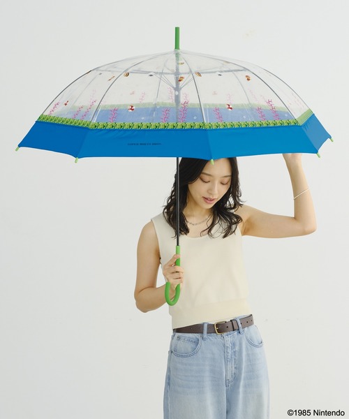 Wpc.（ダブリュピーシー）の「［ビニール傘］スーパーマリオブラザーズ 雨傘 長傘 Wpc.（長傘・レディース・ブラウン/サックスブルー/ネイビー/ブルー・FREE）」の19枚目の写真