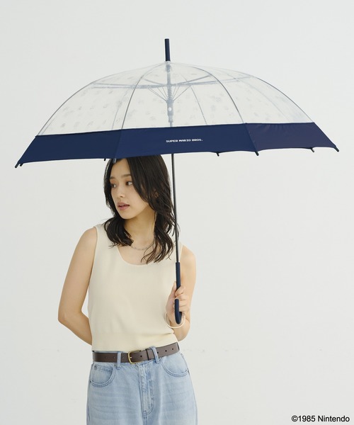 Wpc.（ダブリュピーシー）の「［ビニール傘］スーパーマリオブラザーズ 雨傘 長傘 Wpc.（長傘・レディース・ブラウン/サックスブルー/ネイビー/ブルー・FREE）」の22枚目の写真