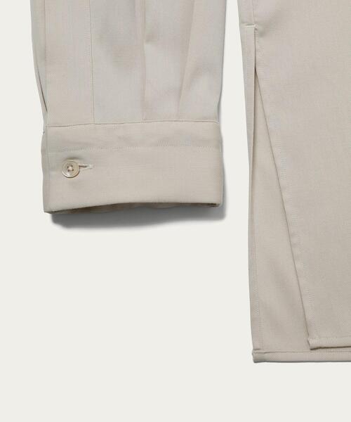 UNITED ARROWS（ユナイテッドアローズ）の「＜UNITED ARROWS＞ ツイル バンドカラー ビッグ プルオーバー（シャツ/ブラウス・メンズ・グレー/ベージュ・S/L/M/XL）」の11枚目の写真