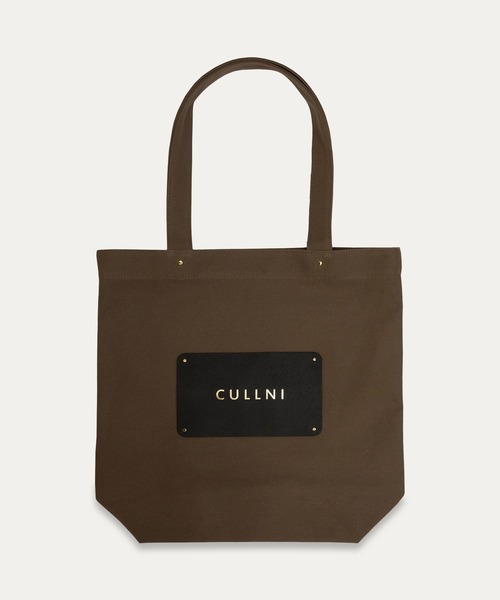 【未使用】 CULLNI トートバッグ White CULLNI(クルニ)】 Leather vertical mini tote bag トートバッグ