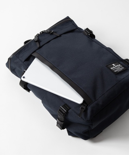 MAKAVELIC（マキャベリック）の「【MAKAVELIC】 CHASE RECTANGLE DAYPACK（バックパック/リュック・レディース・ダークグレー/ブラック/ダークネイビー・FREE）」の8枚目の写真