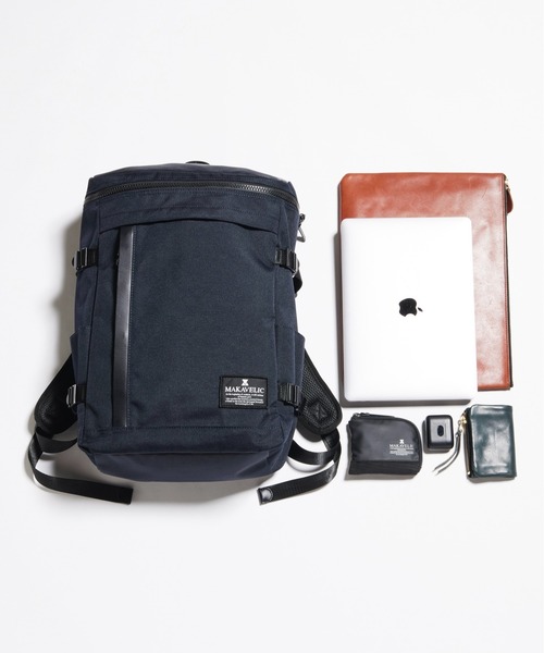 MAKAVELIC（マキャベリック）の「【MAKAVELIC】 CHASE RECTANGLE DAYPACK（バックパック/リュック・レディース・ダークグレー/ブラック/ダークネイビー・FREE）」の17枚目の写真