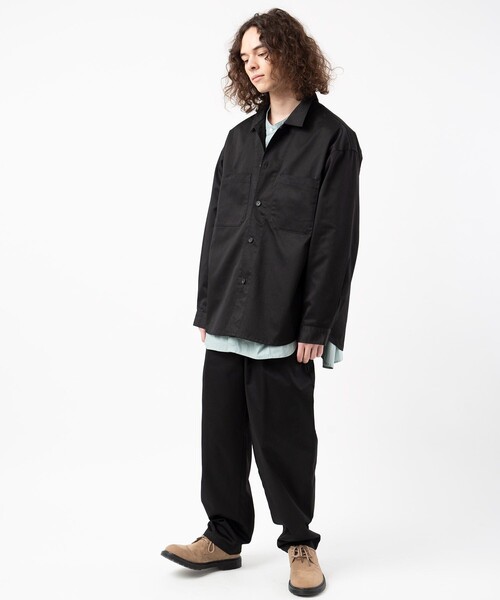 DELUXE デラックス　シャツ CPO ジャケット ストレッチ・ウォッシャブル】アーバンデニム CPOシャツ