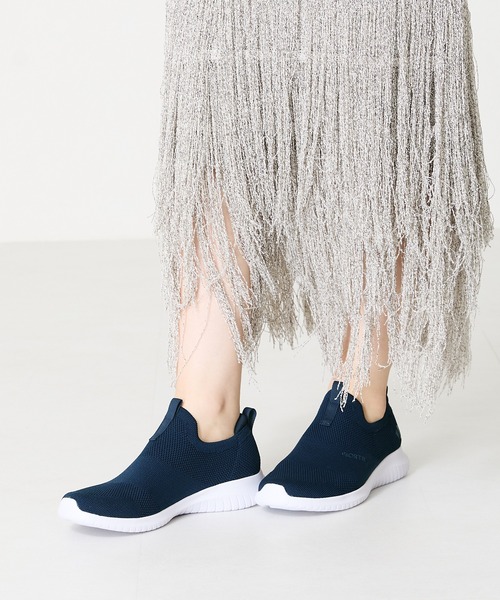 ORTR（オーアールティーアール）の「軽量 ニット スニーカー /OT3709（スニーカー・レディース・ピンク/ブラック/ホワイト/グレー/パープル/ネイビー/ブラック×ブラック/ベージュ/ブルー・35/36/39/40/37/41/34/42/38）」の20枚目の写真