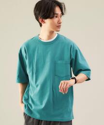 green label relaxing | SC オーガニック ヘビーウェイト クルーネック 半袖 Tシャツ カットソー(Tシャツ/カットソー)