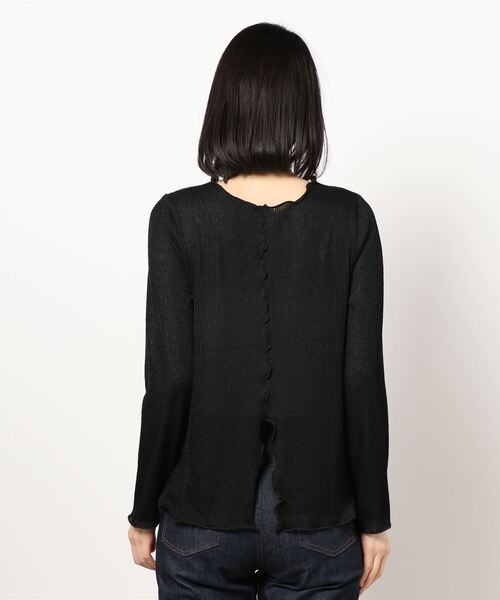 CONSCIOUS DAY（コンシャスデイ）の「メローリブカットソー/CD1001（Tシャツ/カットソー・レディース・ホワイト/グレー/ブラック・ﾌﾘ-）」の11枚目の写真