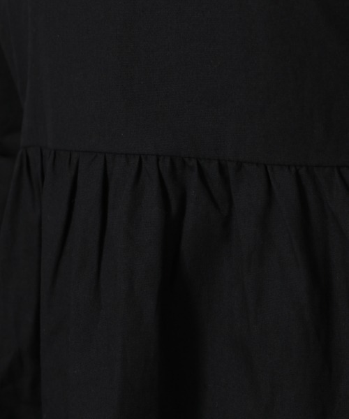 Me%(ミィパーセント)の「バックリボンティアードワンピース(ワンピース・レディース・アイボリー/ブラック・FREE)」の15枚目の写真