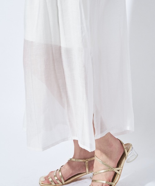 Chico(チコ)の「【WEB限定】シアー2wayボリュームワンピース(ワンピース・レディース・ホワイト/オレンジ/ミント・SMALL/MEDIUM)」の18枚目の写真