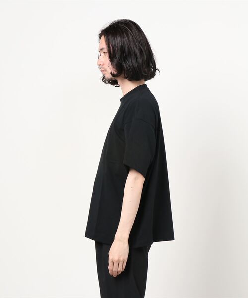 Milok(ミロック)の「EXTRA STAPLE COTTON SHORT SLEEVE TEE(Tシャツ/カットソー・メンズ・ブラック/ブルー・46/48/44)」の7枚目の写真
