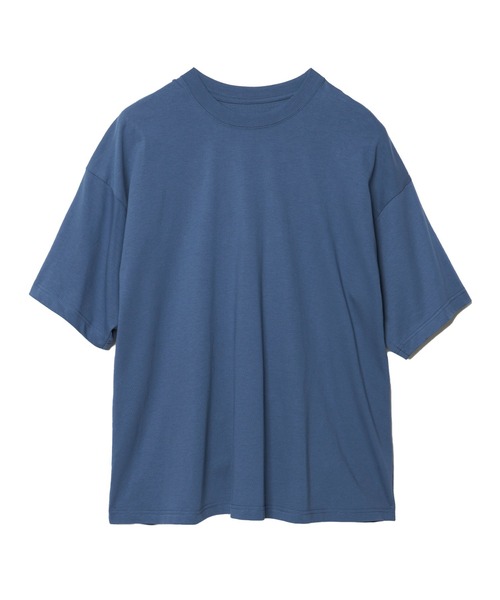 Milok(ミロック)の「EXTRA STAPLE COTTON SHORT SLEEVE TEE(Tシャツ/カットソー・メンズ・ブラック/ブルー・46/48/44)」の2枚目の写真