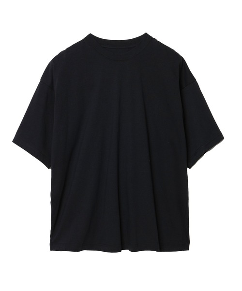 Milok(ミロック)の「EXTRA STAPLE COTTON SHORT SLEEVE TEE(Tシャツ/カットソー・メンズ・ブラック/ブルー・46/48/44)」の1枚目の写真