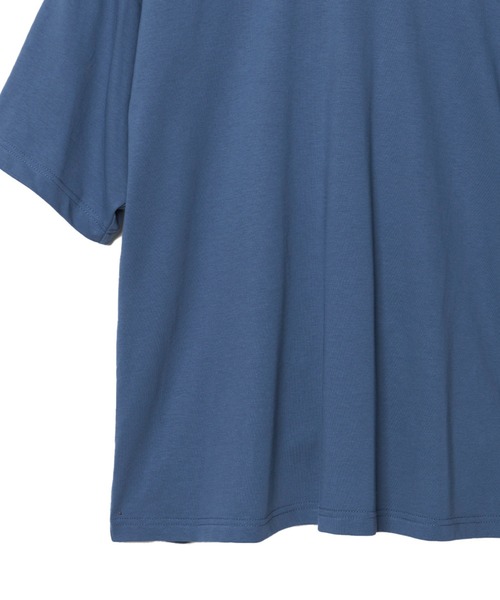 Milok(ミロック)の「EXTRA STAPLE COTTON SHORT SLEEVE TEE(Tシャツ/カットソー・メンズ・ブラック/ブルー・46/48/44)」の6枚目の写真