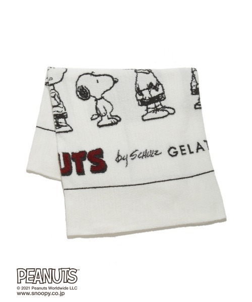 gelato pique(ジェラートピケ)の「【PEANUTS】ブランケット(ブランケット・レディース・オフホワイト・FREE)」の2枚目の写真