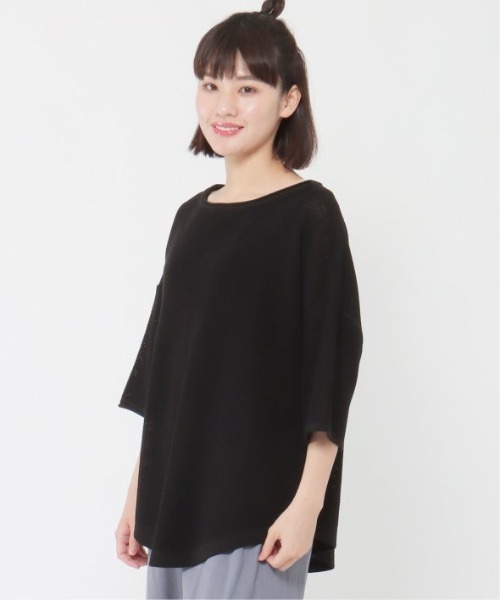 LBC(エルビーシー)の「ラーベン編みバックボタンプルオーバー(ニット/セーター・レディース・ブラック/ベージュ/オフホワイト・M)」の22枚目の写真