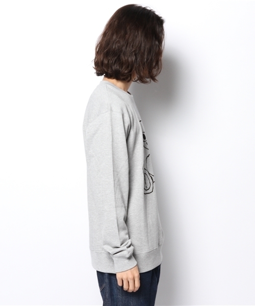 WEGO（ウィゴー）の「WEGO/ベアモチーフスウェット（スウェット・メンズ・杢グレー・MEDIUM/LARGE）」の3枚目の写真