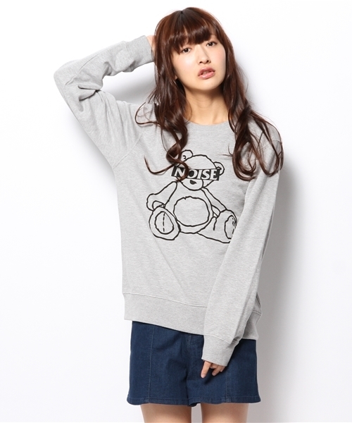 WEGO（ウィゴー）の「WEGO/ベアモチーフスウェット（スウェット・メンズ・杢グレー・MEDIUM/LARGE）」の9枚目の写真