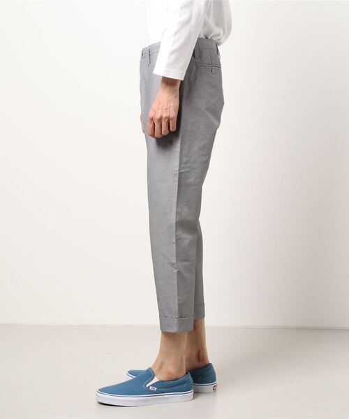 MONSIEUR NICOLE（ムッシュニコル）の「シャンブレーストレッチテーパードパンツ（その他パンツ・メンズ・グレー/ブラック・MEDIUM/LARGE/X-LARGE/SMALL）」の6枚目の写真